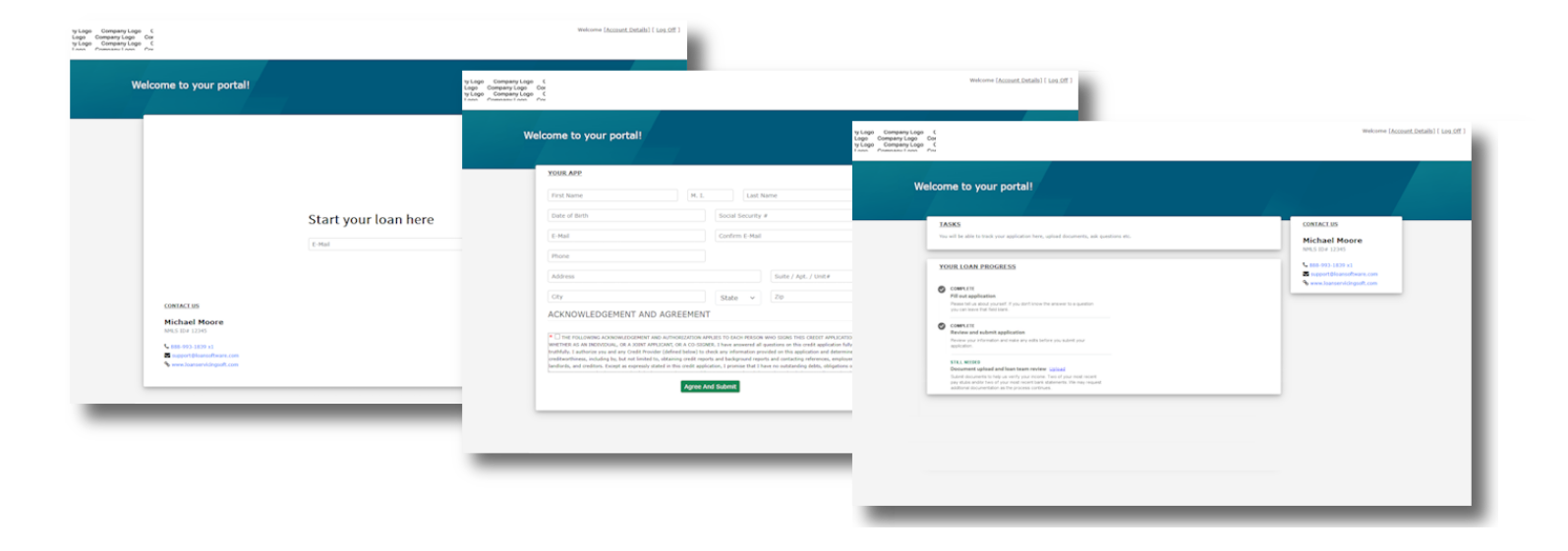 LSS loan screen